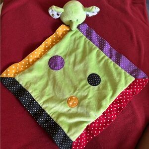 Baby Ganz Green Elephant Lovey